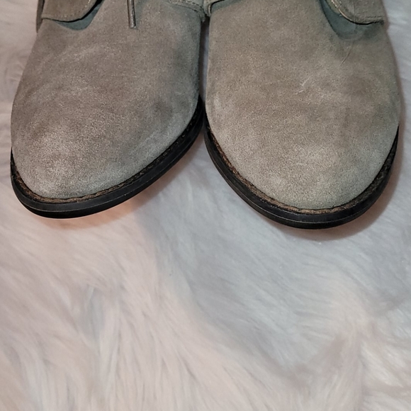 Vionic gray suede tie booties size 6 - Picture 6 of 10